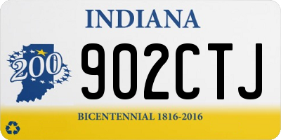 IN license plate 902CTJ