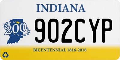 IN license plate 902CYP