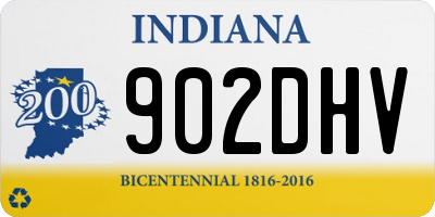 IN license plate 902DHV