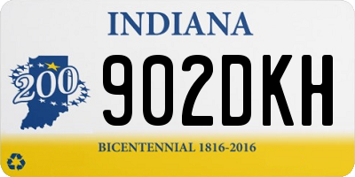 IN license plate 902DKH