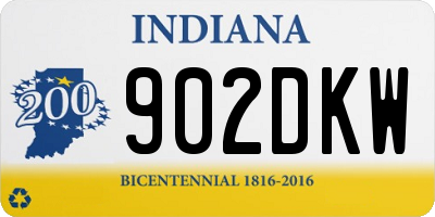 IN license plate 902DKW