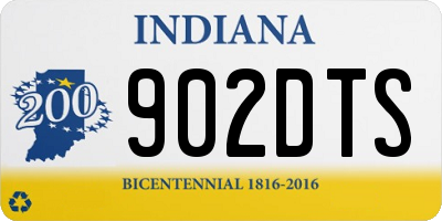 IN license plate 902DTS