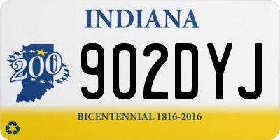 IN license plate 902DYJ
