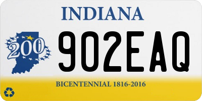IN license plate 902EAQ