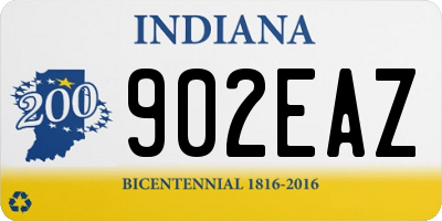 IN license plate 902EAZ