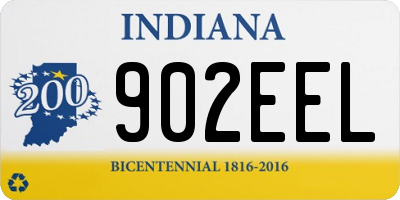 IN license plate 902EEL