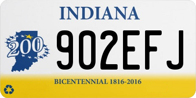 IN license plate 902EFJ