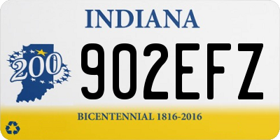 IN license plate 902EFZ