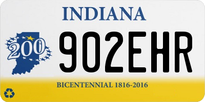 IN license plate 902EHR