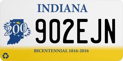 IN license plate 902EJN