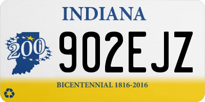 IN license plate 902EJZ