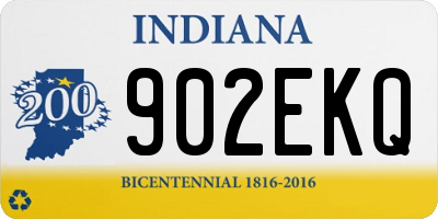 IN license plate 902EKQ