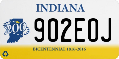 IN license plate 902EOJ