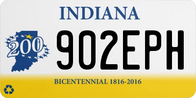 IN license plate 902EPH