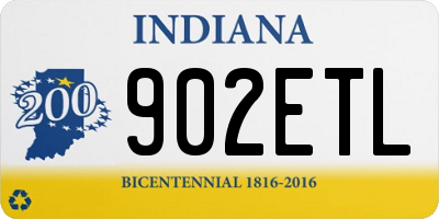 IN license plate 902ETL