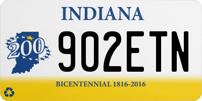 IN license plate 902ETN