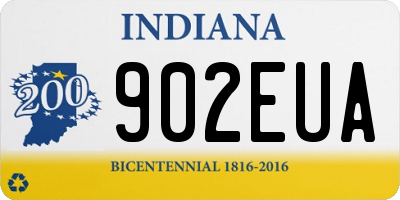 IN license plate 902EUA