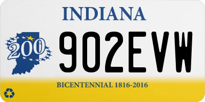 IN license plate 902EVW