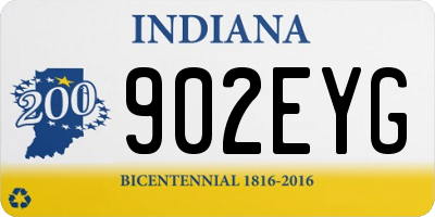 IN license plate 902EYG