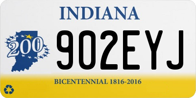 IN license plate 902EYJ