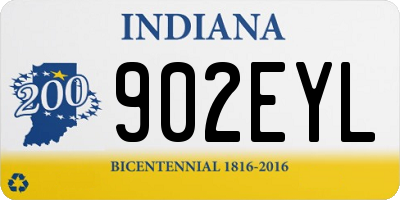 IN license plate 902EYL