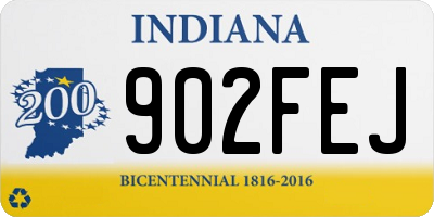IN license plate 902FEJ