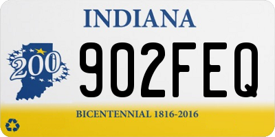 IN license plate 902FEQ