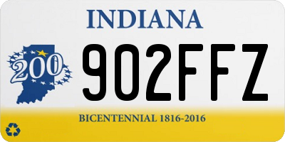 IN license plate 902FFZ