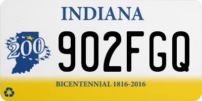 IN license plate 902FGQ