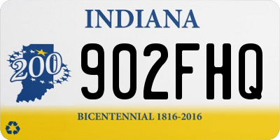 IN license plate 902FHQ