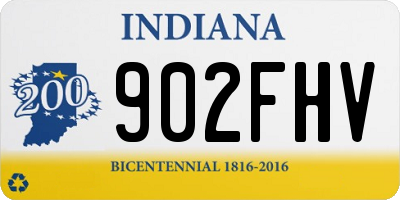 IN license plate 902FHV