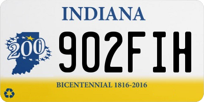 IN license plate 902FIH