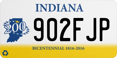 IN license plate 902FJP