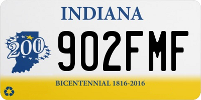 IN license plate 902FMF