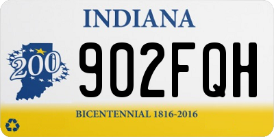 IN license plate 902FQH