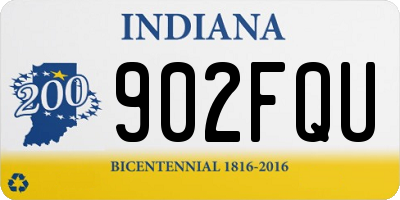 IN license plate 902FQU