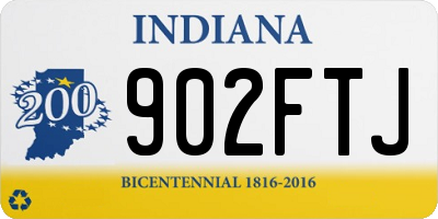 IN license plate 902FTJ