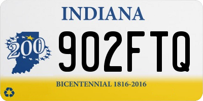 IN license plate 902FTQ