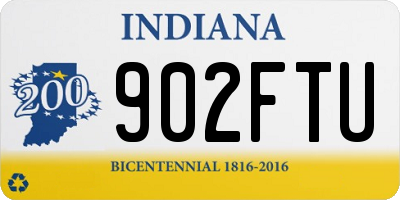 IN license plate 902FTU