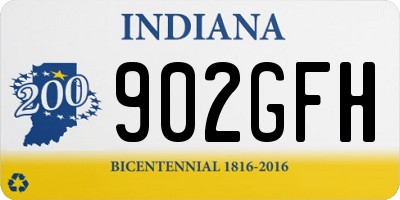 IN license plate 902GFH