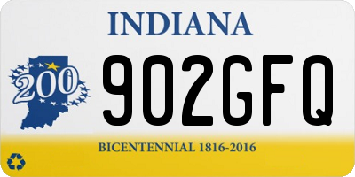 IN license plate 902GFQ