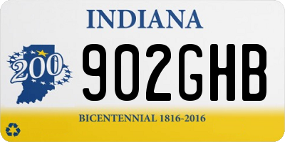 IN license plate 902GHB
