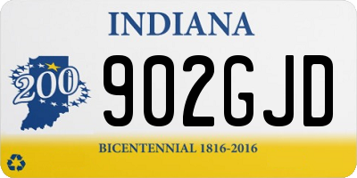 IN license plate 902GJD