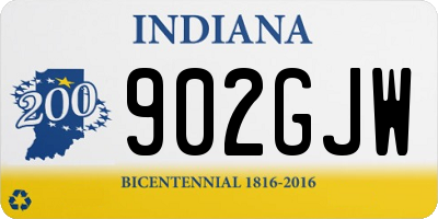 IN license plate 902GJW