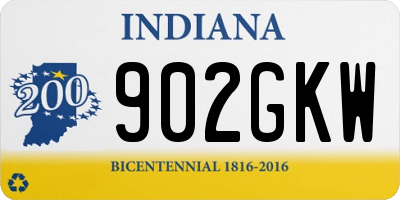 IN license plate 902GKW