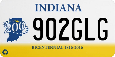 IN license plate 902GLG