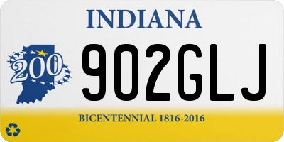 IN license plate 902GLJ