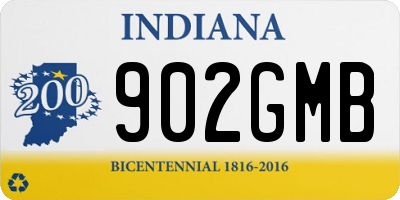 IN license plate 902GMB