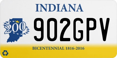 IN license plate 902GPV