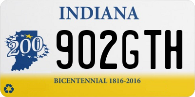IN license plate 902GTH